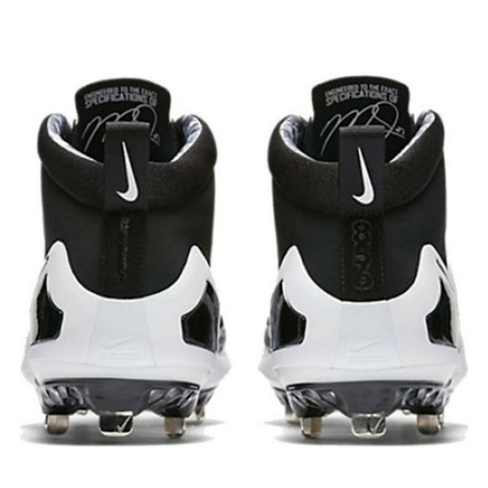 NIKE Force Zoom Trout 4 Black Baseball clea - Picture 3 of 3